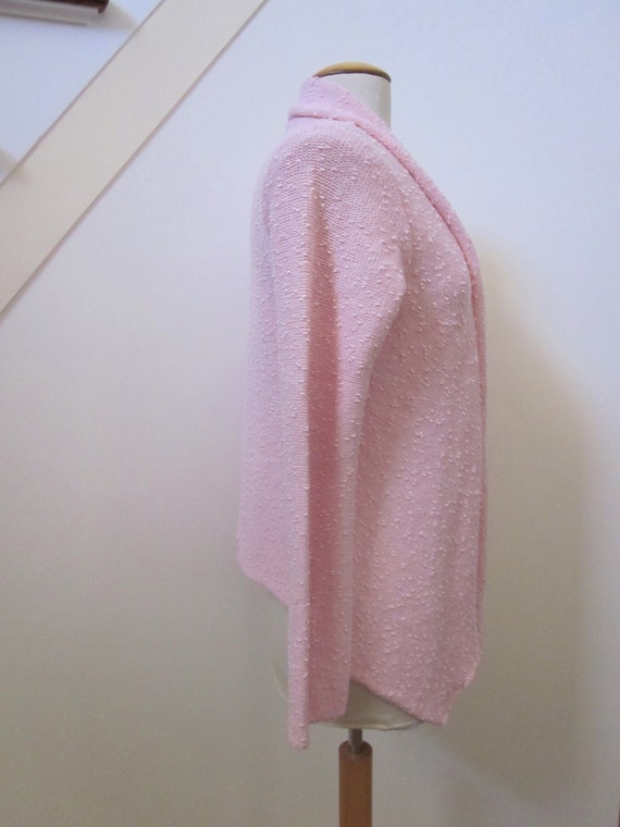 Willow Sweater / Pink Cardigan Sweater / fits S-M… - image 6