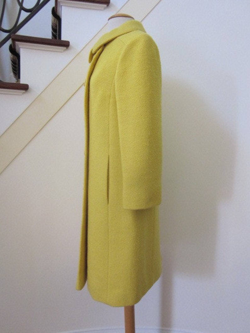 Originala Coat / Vintage Yellow Coat / Fits M / Martha Palm Beach Coat