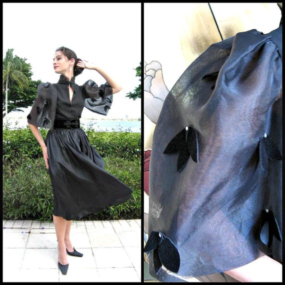 Andrea Petersel Blouse / fits XS-S / Vintage Blous