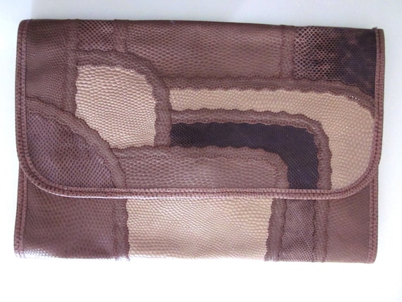 CARLOS FALCHI Vintage 80s 1980s Lizard Pattern Col