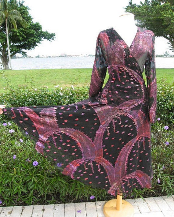 Vintage 80s Couture Dress / 80s Couture Lame 2 pie