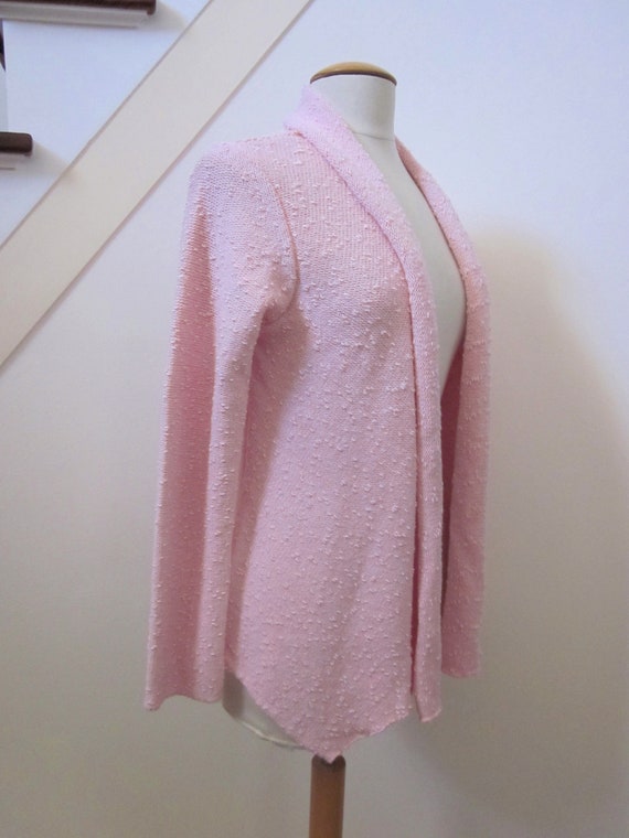 Willow Sweater / Pink Cardigan Sweater / fits S-M… - image 5