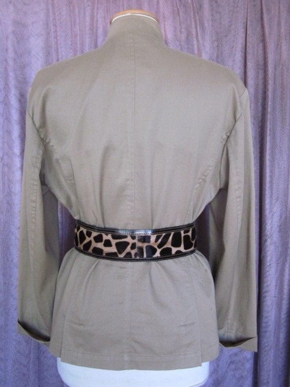 Portara Safari Jacket / fits M / Vintage Safari J… - image 7