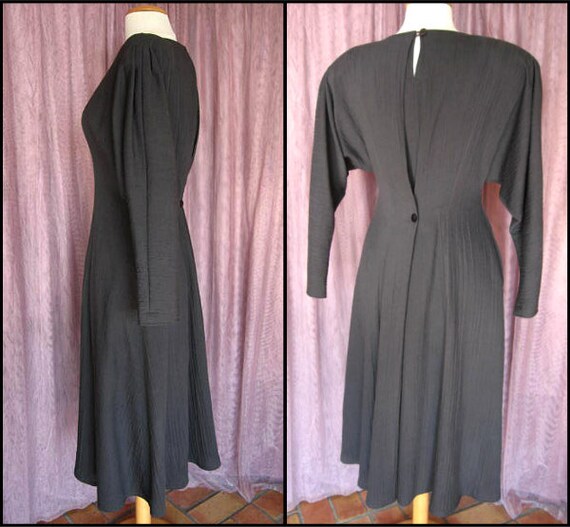 JEAN MUIR Dress / Jean Muir 80s dress / fits S-M … - image 3