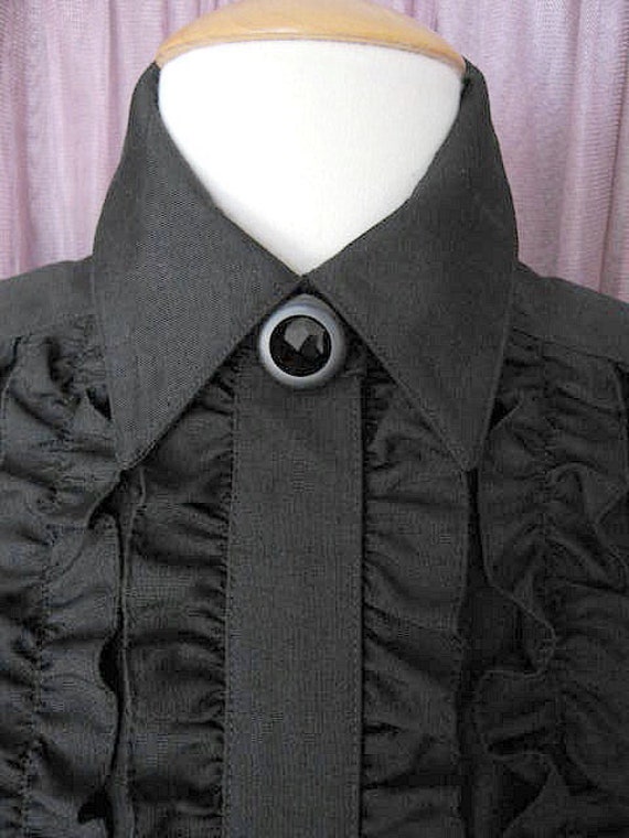 Steve Fabrikant Tuxedo Dress / Vintage Tuxedo Dre… - image 8