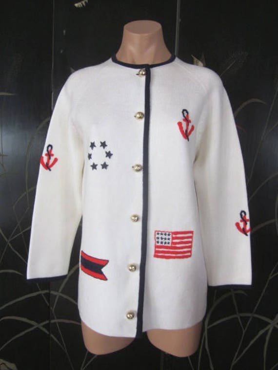 Vintage Canadian Military Women's Swing Front Cardigan / Olive Grey/ Issued