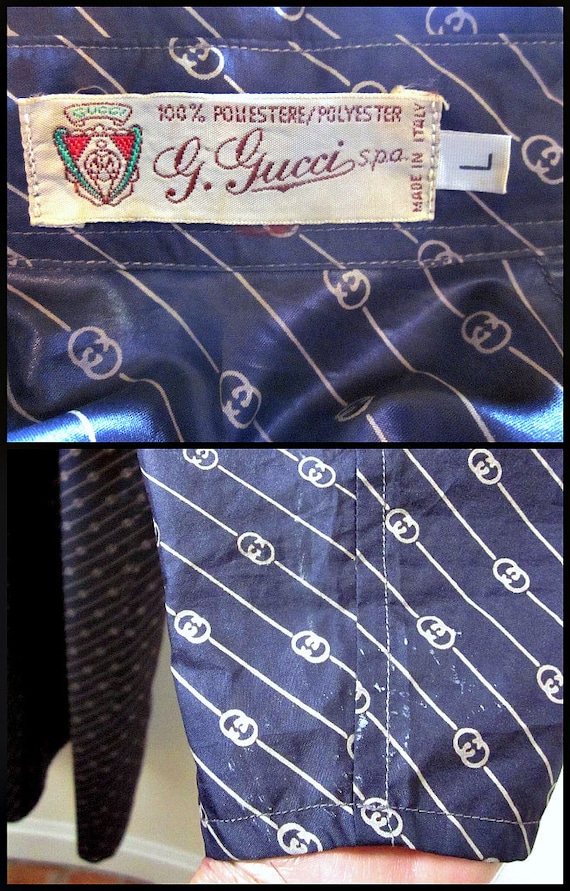 Vintage Gucci Coat / Men's Womens Gucci Logo Coat… - image 10