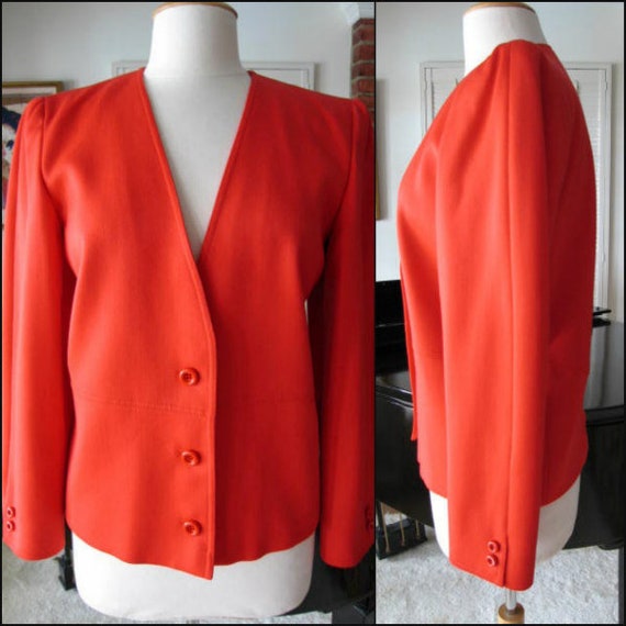 valentino red suit