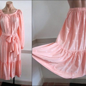 HANAE MORI 70s Dress / Hanae Mori  3 piece outfit / fits S / 70s Peasant Dress skirt blouse / butterflies / made in Japan