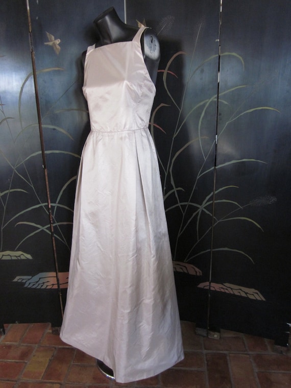 MAXMARA Silver Gown Maxi Dress / Pianoforte made … - image 7
