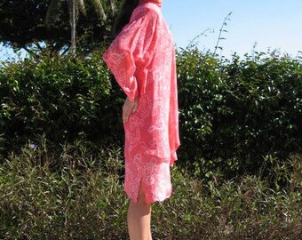 Holly Harp Dress / Vintage Holly Harp Dress and Scarf / Pink Holly Harp Dress / Vintage Holly Harp Dress and Scarf / Pink