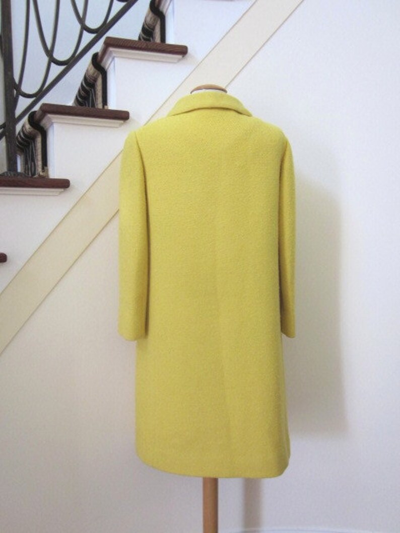 Originala Coat / Vintage Yellow Coat / Fits M / Martha Palm Beach Coat