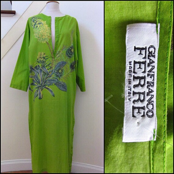 Gianfranco Ferre Caftan / vintage Italian Caftan /
