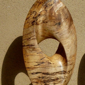 Large Mobius Strip. Oval Eye Hand Carved Vertically Mounted - Etsy