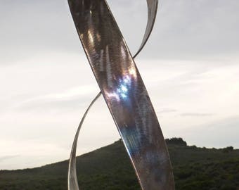 Large Infinity Mobius Strip,  free standing abstract sculpture, various sizes available