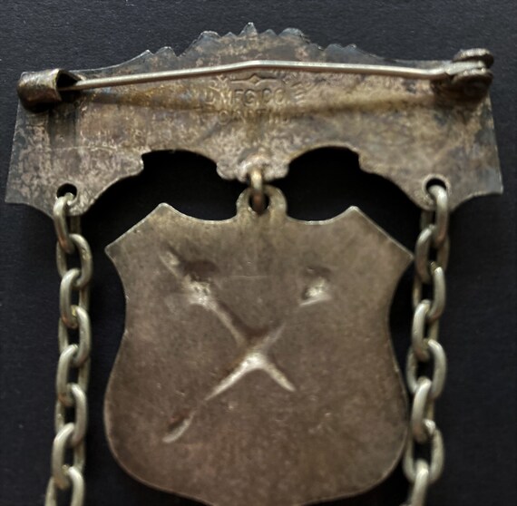 Antique LODGE Medal -ODD FELLOWS Lodge - Halbard/… - image 5