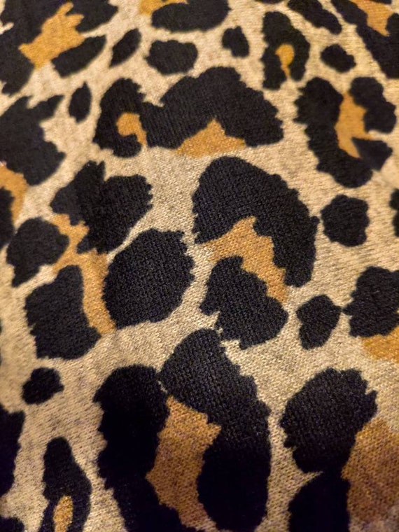 cheetah duster cardigan