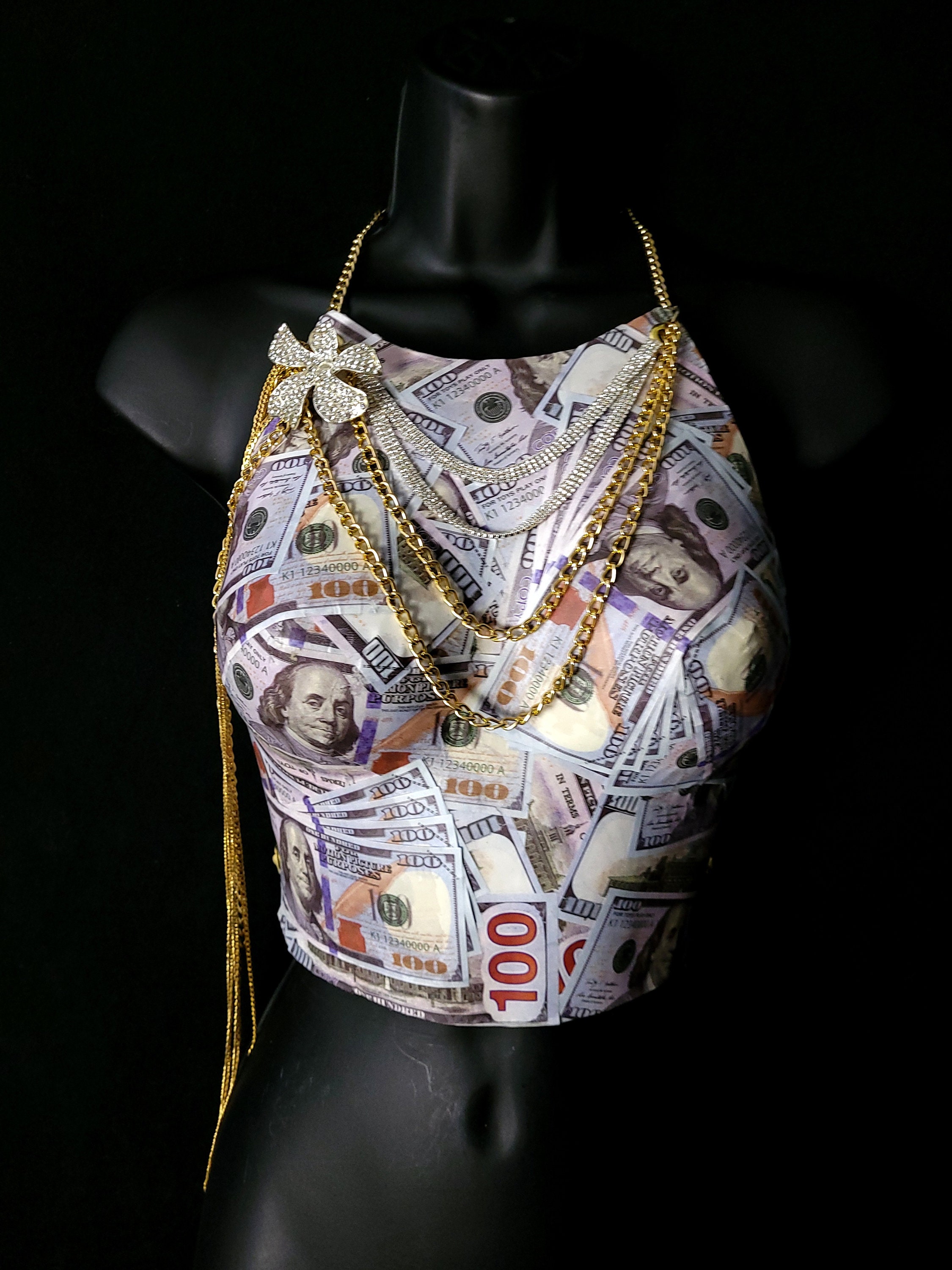 Armatura pettorale alla moda della cultura pop per le donne