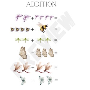 Outdoor Addition Worksheets