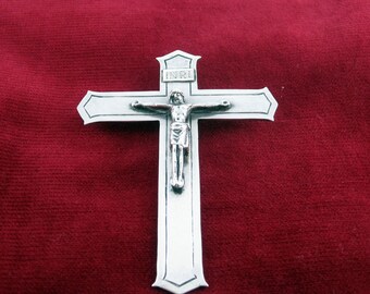 Gorgeous and  Elegant Crucifix - Silver 915 - Catholic- Spain