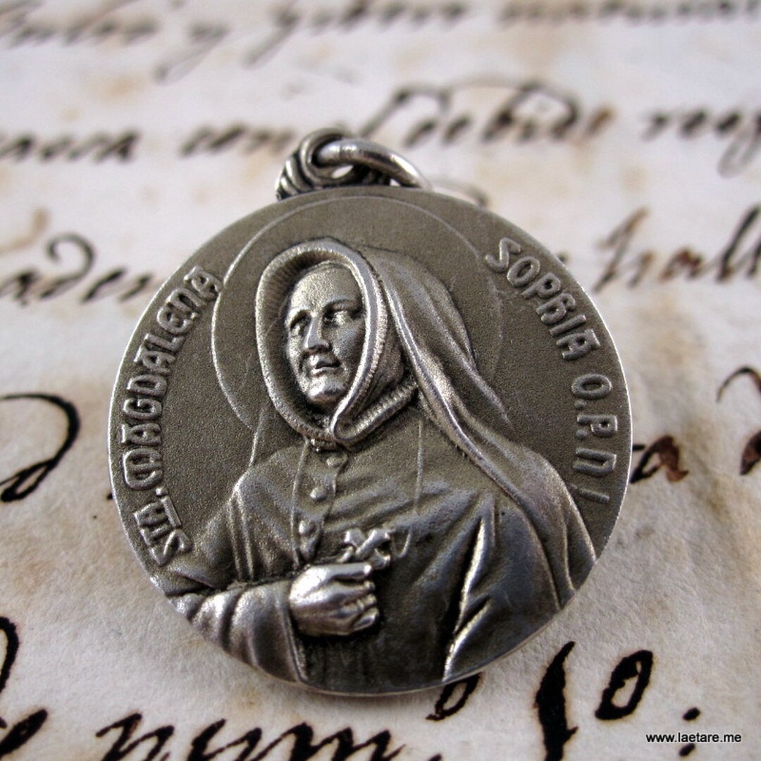 Saint Magdalena Sophia Barat Classical Medal Catholic Religious Etsy