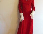 Sylvia Ann Red Velvet Dress