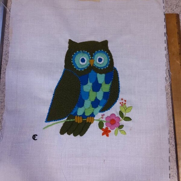 Crewel Pillow - Etsy
