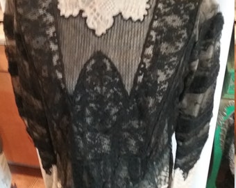 Victorian lace blouse