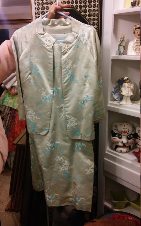 Asian silk suit