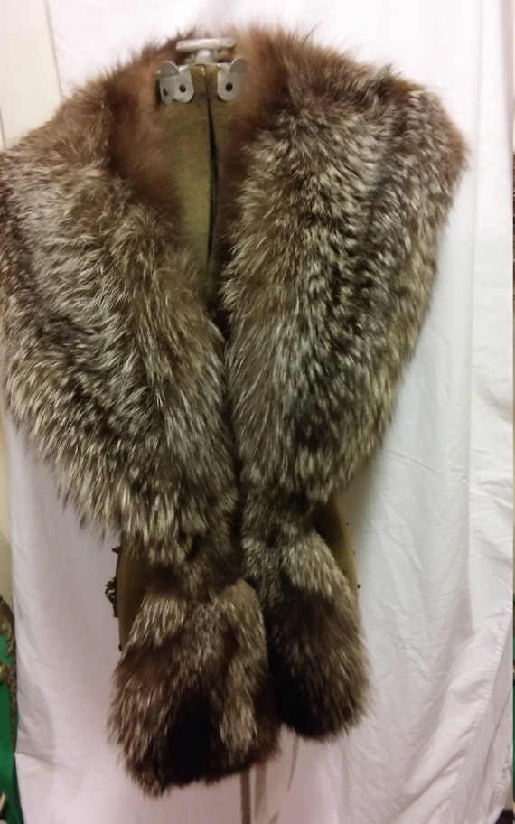 Fox fur stole wrap
