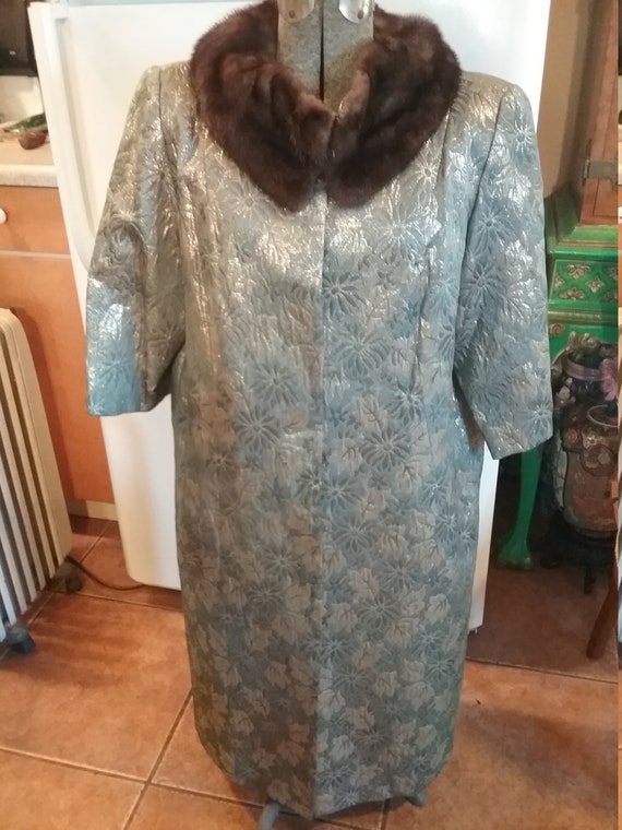 Evening lame coat