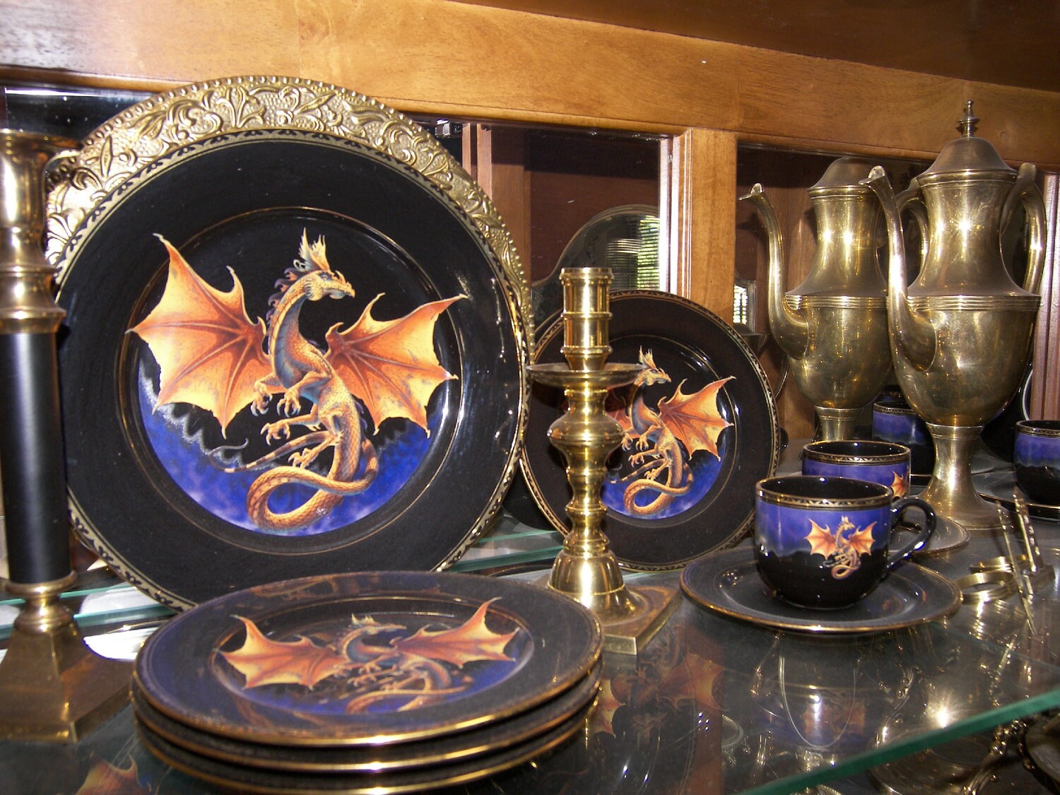 Franklin Mint DRAGON DYNASTY DINNERWARE Etsy