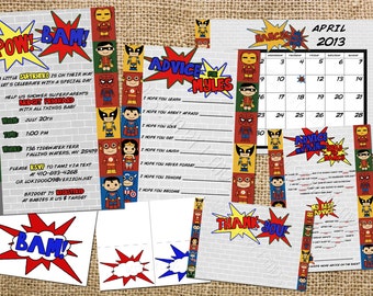 Superhero Baby Shower Package