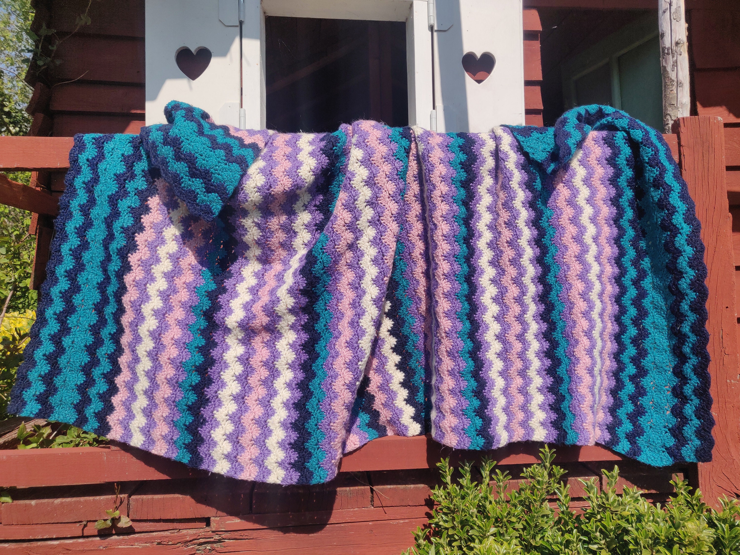 Couverture Crochet Vintage