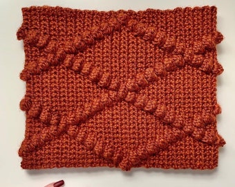 Crochet Bobble Cowl *PATTERN*