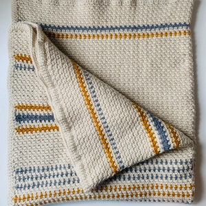 PATTERN Maggy Moss stitch Crochet Blanket image 5