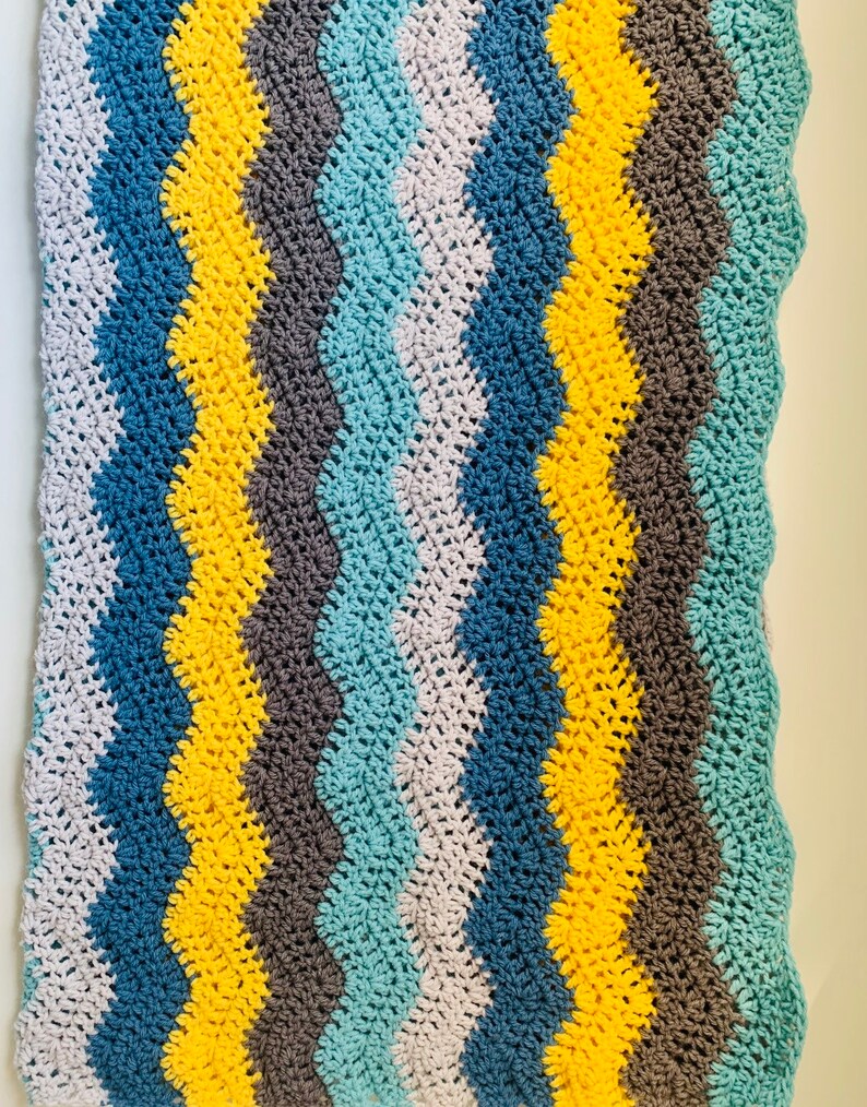 Chevron Baby Blanket Crochet Baby Blanket Etsy