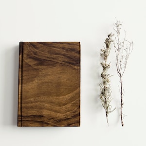 A6 Notizbuch Holzlook