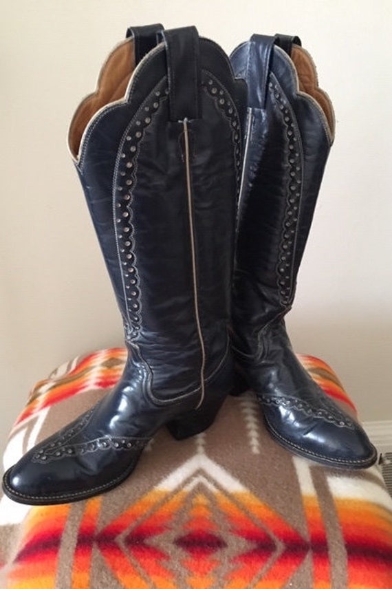 Rare Find - 1940s Laramie Cowboy Boots - Size 7