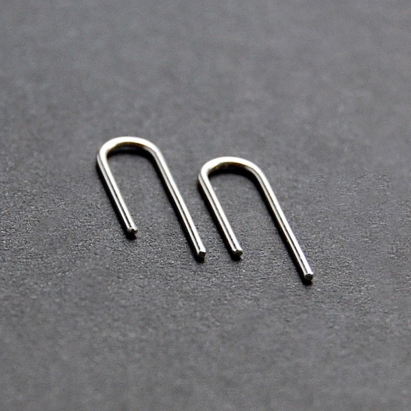 Small Threader Earrings - gold filled earrings, sterling silver earrings, minimalist earrings, minimal earrings, modern earrings