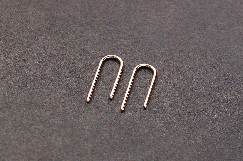 Small Threader Earrings Gold Filled Earrings Sterling - Etsy