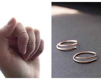 Knuckle Ring - gold filled midi ring, gold knuckle ring, minimalist ring, sterling silver knuckle ring, dainty ring, minimalist jewery