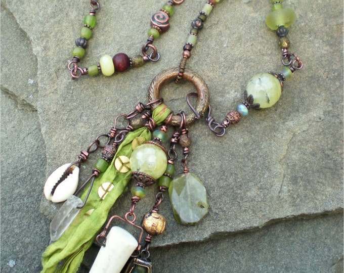 Green Tara Healing Amulet Shaman Talisman Necklace - Etsy