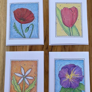 Garden Mix - 4-Pack Note Cards