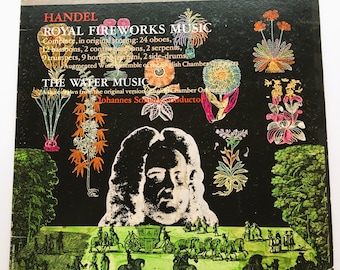 Handel: Royal Fireworks Music, Vinyl Record, Vintage LP With Gatefold, Vanguard Records, VSQ30020, 1972, VG