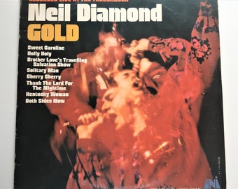 Neil Diamond LP Record; Neil Diamond Gold, Live at the Troubadour; Universal City Records; 93084; 1970; EX