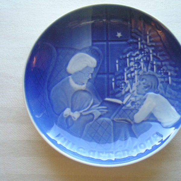 Danish Collectible Plate|Bing and Grondahl|B & G Plate|1978 Christmas Plate|A Christmas Tale|Collectible Plate|Made in Denmark