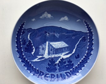 Danish-American Collectible Plate; Rebild National Park; Bing and Grondahl; B & G Plate; Made in Denmark