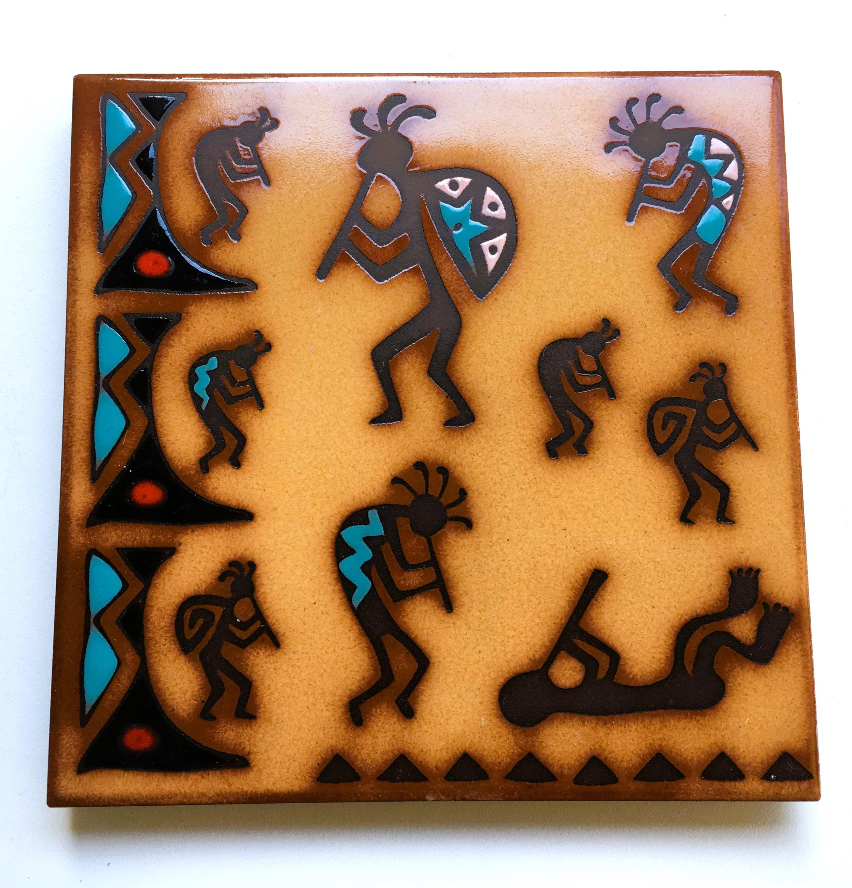 Kokopelli Tile - Etsy