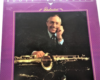 Boots Randolph, Dedication, Saxaphone, Vintage Record Album, Vinyl LP, JW2784-38396-1, Monument Records, 1982, EX